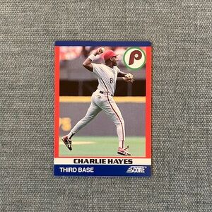 1991 Score Baseball Card Trading Card